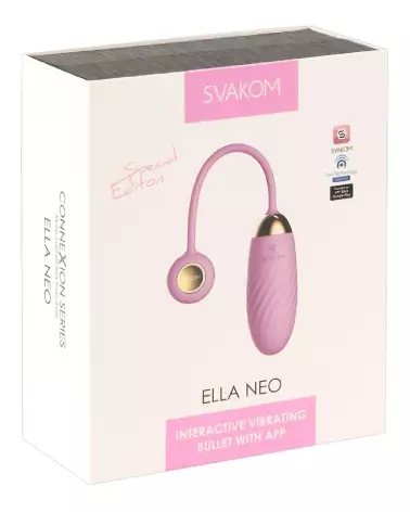 Image de l'oeuf vibrant télécommandé Ella Neo Pink de SVAKOM, contrôle via application-1