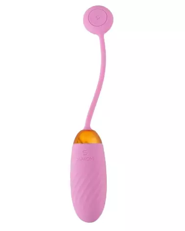 Image de l'oeuf vibrant télécommandé Ella Neo Pink de SVAKOM, contrôle via application-3