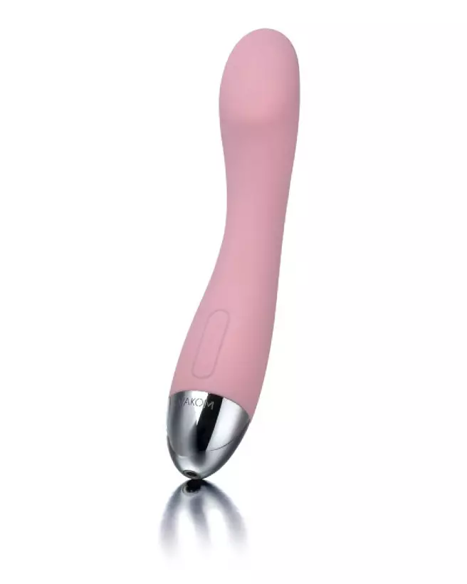 Image du stimulateur Amy Pale Pink de SVAKOM, idéal pour la stimulation du point G, en silicone médical-2