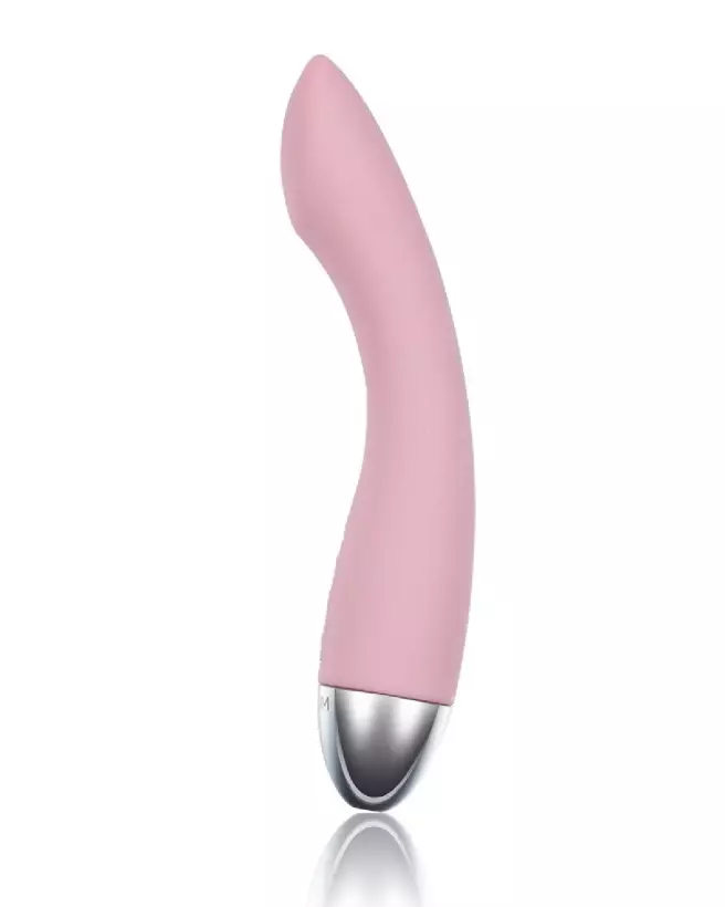 Image du stimulateur Amy Pale Pink de SVAKOM, idéal pour la stimulation du point G, en silicone médical-3