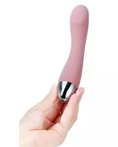 Image du stimulateur Amy Pale Pink de SVAKOM, idéal pour la stimulation du point G, en silicone médical-4