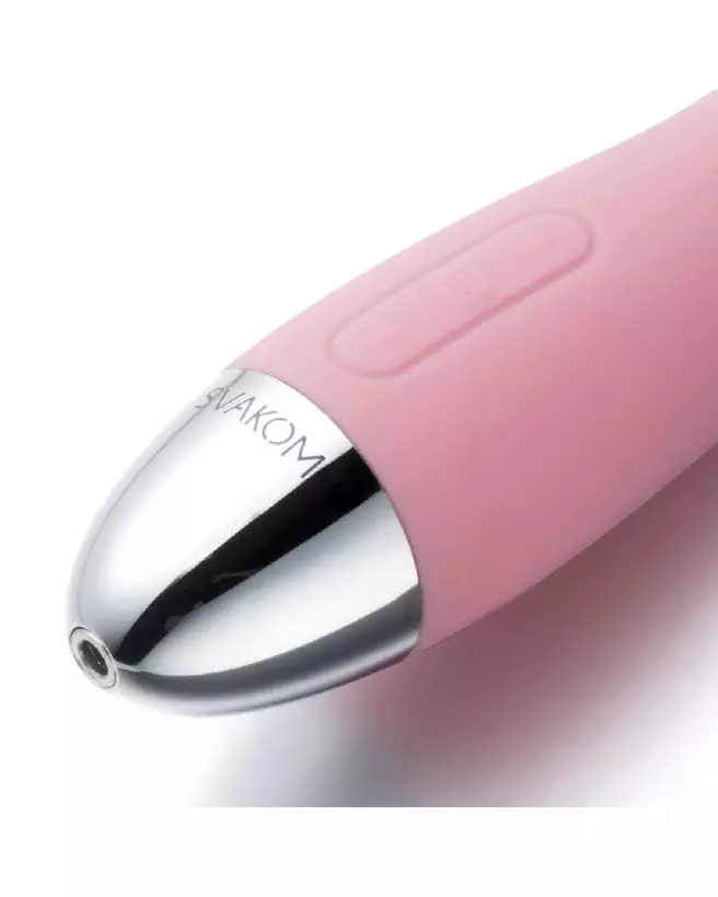 Image du stimulateur Amy Pale Pink de SVAKOM, idéal pour la stimulation du point G, en silicone médical-6