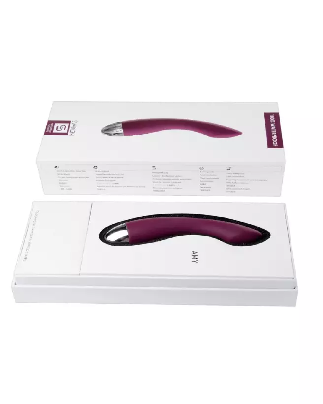 Image de SVAKOM Amy Pale Pink - Stimulateur Point G haute performance en silicone médical-7