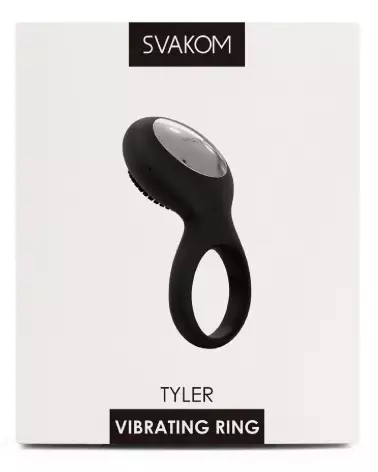 Image du Tyler Black par SVAKOM - Cockring élégant et confortable-1