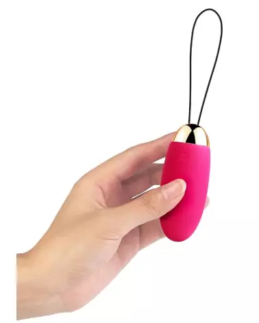 Oeuf vibrant Elva Plum Red SVAKOM avec télécommande pour plaisir discret-4