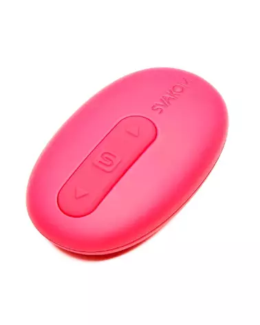 Oeuf vibrant Elva Plum Red SVAKOM avec télécommande pour plaisir discret-5