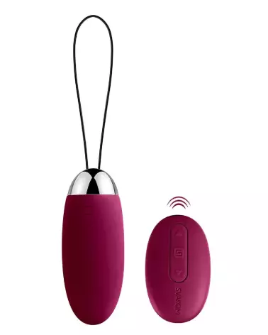 Image de l'oeuf vibrant Elva Violet de SVAKOM, contrôle à distance pour plaisir discret-2