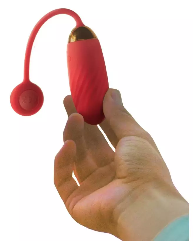 Image de l'œuf vibrant Ella Red SVAKOM, jouet intime télécommandé pour plaisir à distance-4