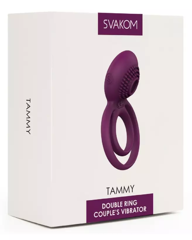 Image de Tammy Violet SVAKOM, cockring de luxe pour couples-1