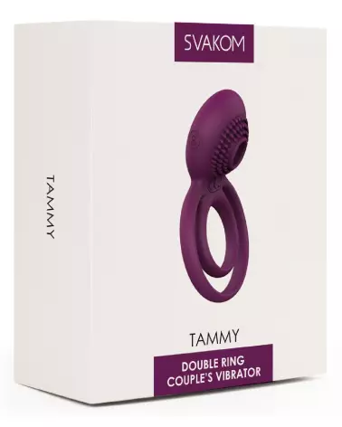 Image de Tammy Violet SVAKOM, cockring de luxe pour couples-1