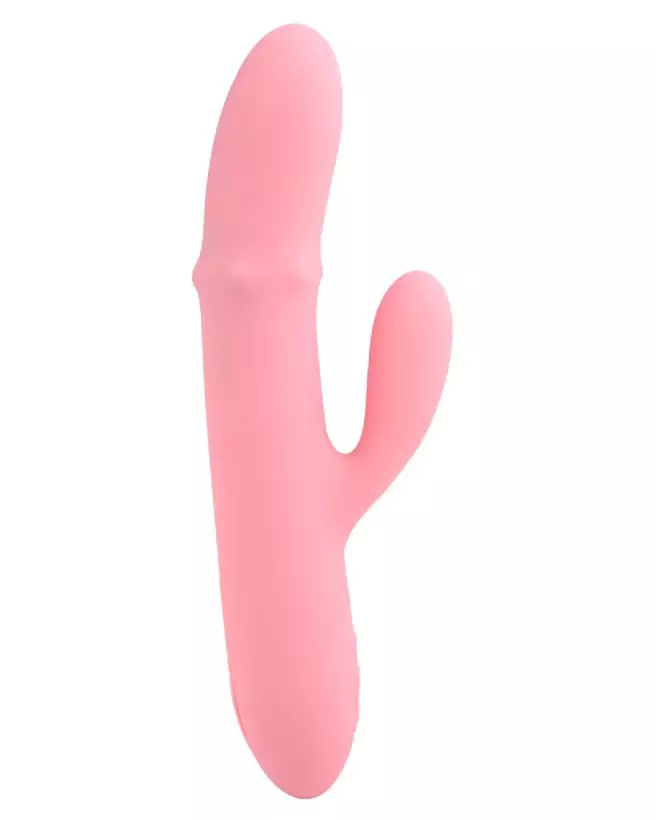 Image du Mora Neo Peach Pink par SVAKOM, peluche lapin douce et colorée-4