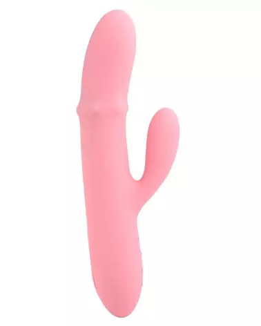 Image du Mora Neo Peach Pink par SVAKOM, peluche lapin douce et colorée-4