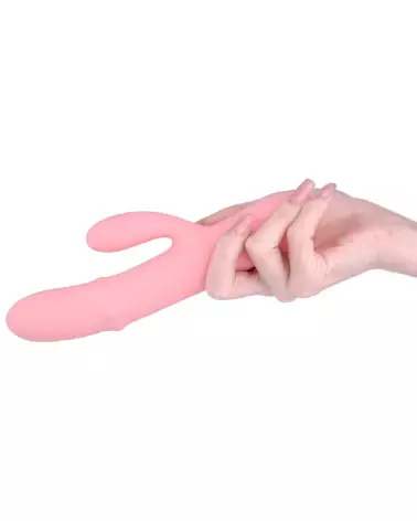 Image du Mora Neo Peach Pink par SVAKOM, peluche lapin douce et colorée-6