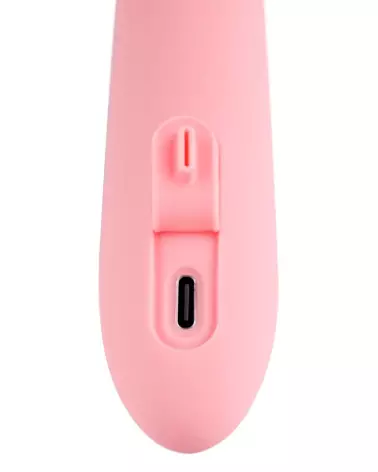 Image du Mora Neo Peach Pink par SVAKOM, peluche lapin douce et colorée-7