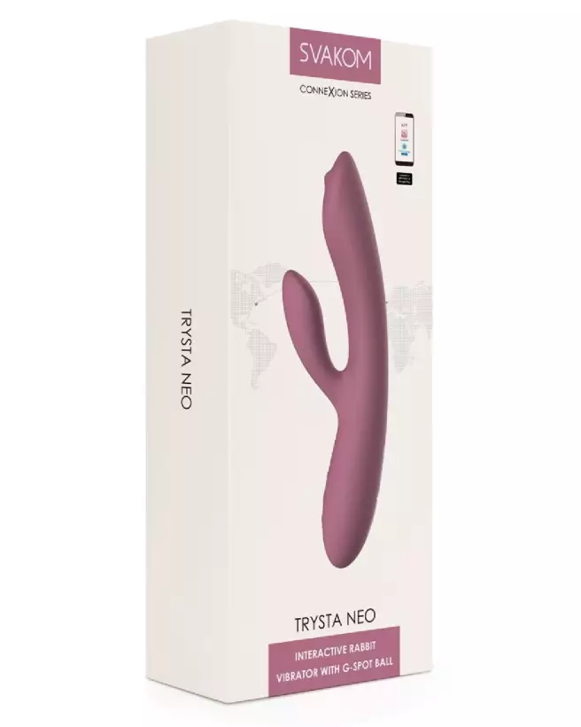 Image du Trysta Neo Romantic Rose de SVAKOM, vibromasseur élégant et puissant-1