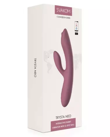 Image du Trysta Neo Romantic Rose de SVAKOM, vibromasseur élégant et puissant-1