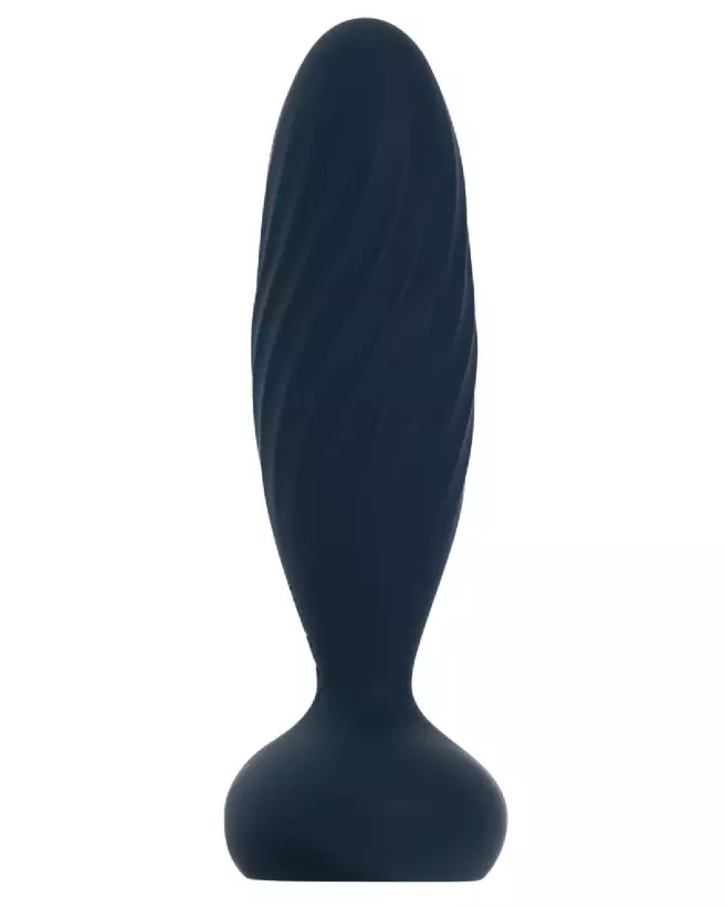 Image Plug Anal SVAKOM Jordan Navy Blue - Silicone Haut de Gamme et Design Élégant-4