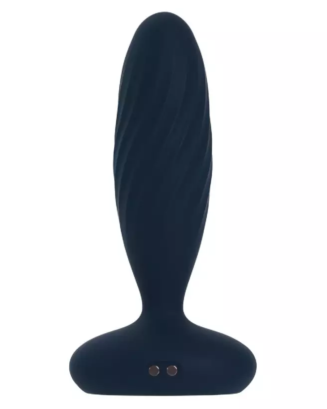Image Plug Anal SVAKOM Jordan Navy Blue - Silicone Haut de Gamme et Design Élégant-6