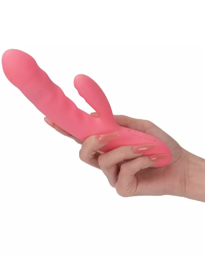 Image du lapin vibrant Avery Strawberry Pink de SVAKOM en rose framboise-6
