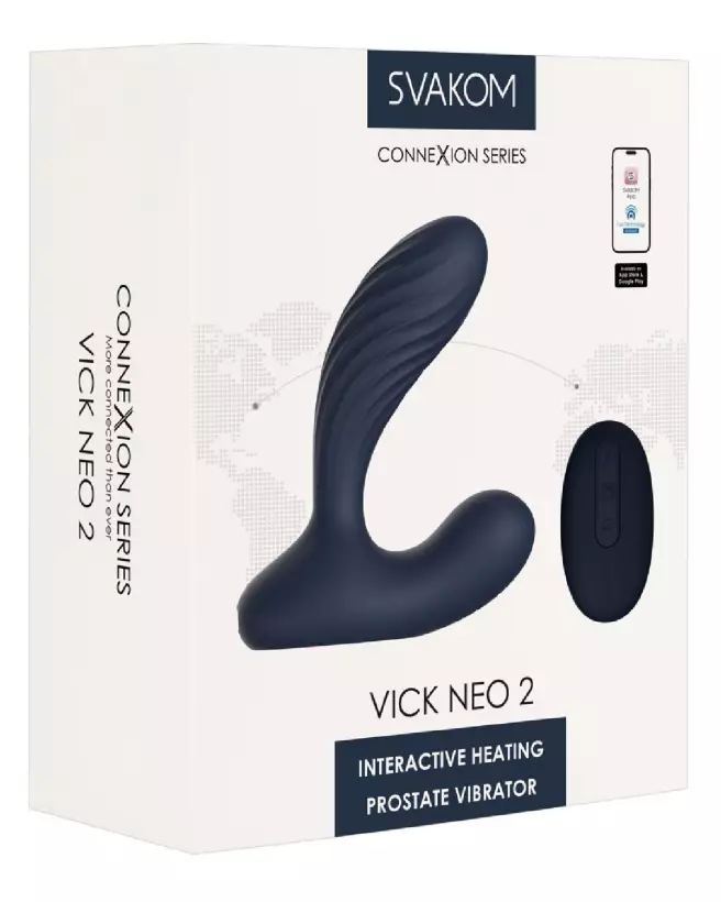 Image du stimulateur prostatique Vick Neo 2 de SVAKOM, design ergonomique et technologie avancée-1