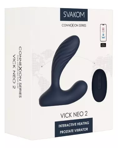 Image du stimulateur prostatique Vick Neo 2 de SVAKOM, design ergonomique et technologie avancée-1