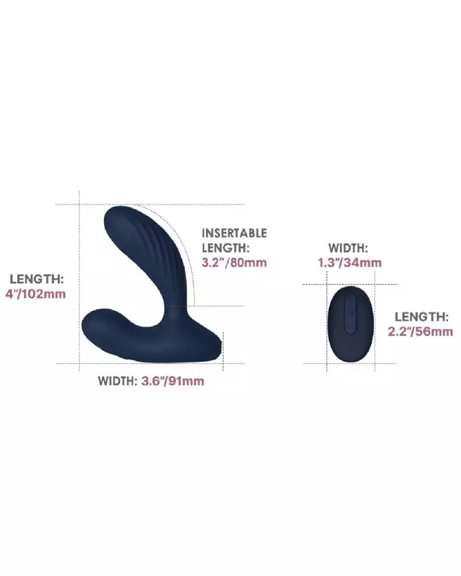 Image du stimulateur prostatique Vick Neo 2 de SVAKOM, design ergonomique et technologie avancée-7