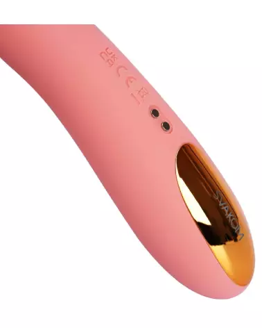 Image du vibromasseur Ava Neo Peach Pink de SVAKOM pour stimulation du point G-7