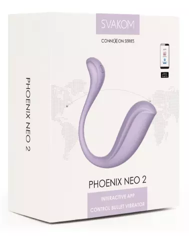 Image du sextoy connecté Phoenix Neo 2 Pastel Lilac par SVAKOM-1