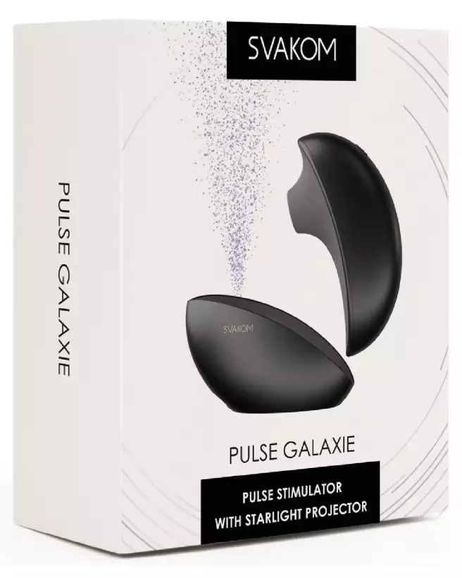 Image du Pulse Galaxy Black, stimulateur clitoridien sans contact de SVAKOM.-1