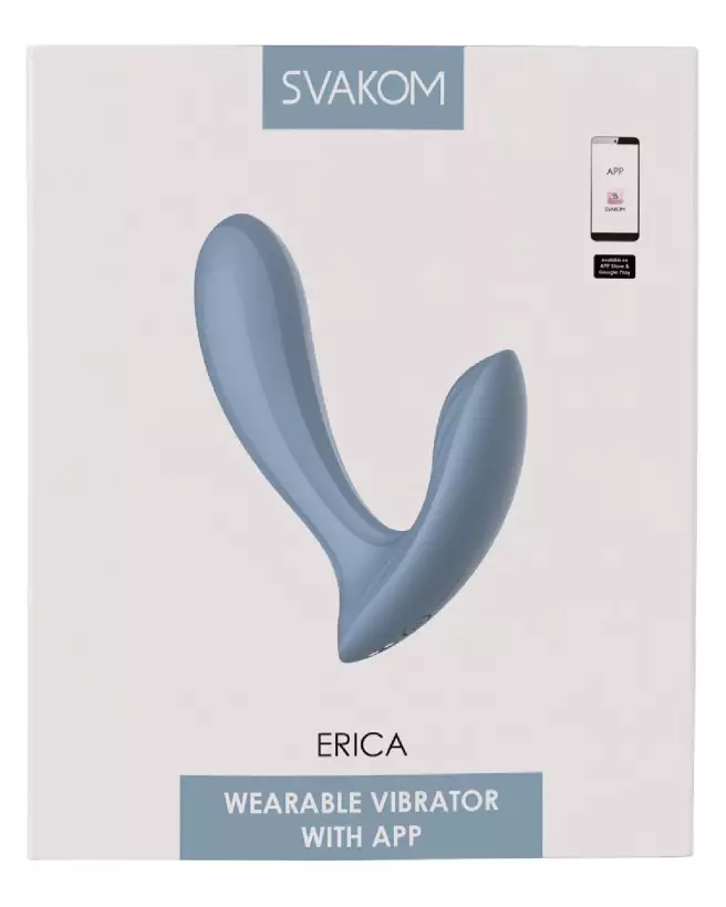 Image de la culotte vibrante Erica Blue de SVAKOM, plaisir discret et technologie avancée-1