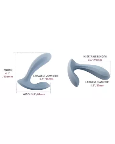 Image de la culotte vibrante Erica Blue de SVAKOM, plaisir discret et technologie avancée-6