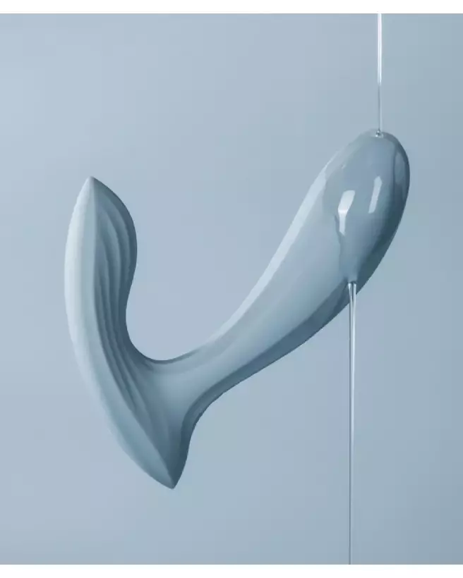 Image de la culotte vibrante Erica Blue de SVAKOM, plaisir discret et technologie avancée-7