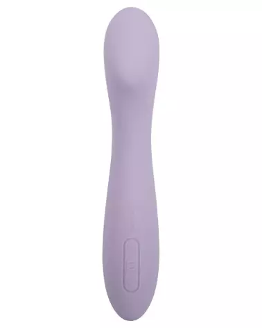 Image du vibromasseur Amy 2 Pastel Lilac de SVAKOM, stimulateur point G en silicone doux et ergonomique-3