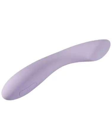 Image du vibromasseur Amy 2 Pastel Lilac de SVAKOM, stimulateur point G en silicone doux et ergonomique-6