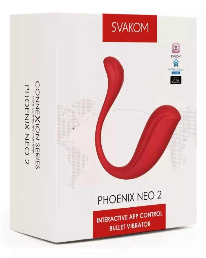Image du SVAKOM Phoenix Neo 2, sextoy connecté contrôlable via application-1