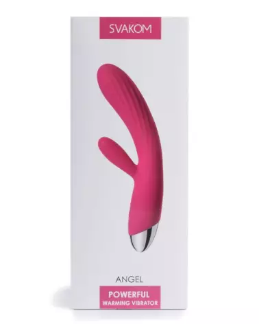 Image de SVAKOM Angel Plum Red, rabbit élégant et performant-1