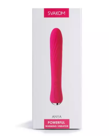 Image du vibromasseur Anya Plum Red de SVAKOM, design élégant et fonctionnalités avancées-1