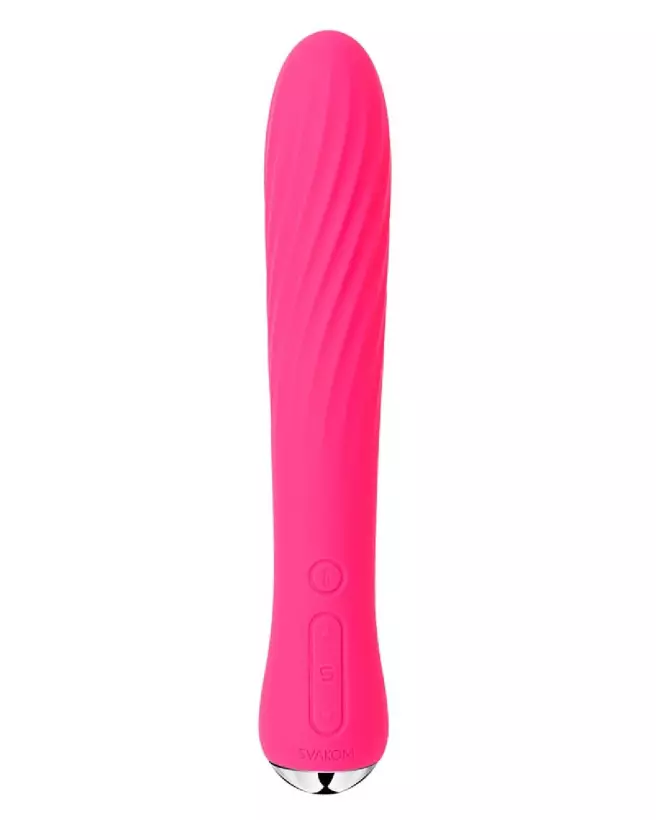 Image du vibromasseur Anya Plum Red de SVAKOM, design élégant et fonctionnalités avancées-2