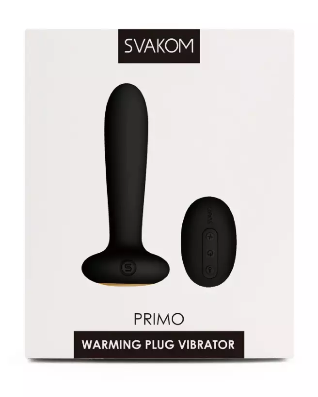 Image du plug anal Primo Black par SVAKOM - Conception ergonomique et haut de gamme-1