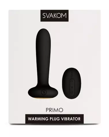 Image du plug anal Primo Black par SVAKOM - Conception ergonomique et haut de gamme-1