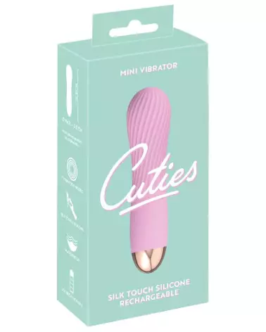 Image du Cuties Mini Vibrator Rose 2.G, sextoy idéal pour débutants, design discret et élégant-1