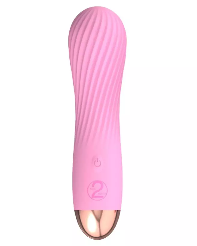 Image du Cuties Mini Vibrator Rose 2.G, sextoy idéal pour débutants, design discret et élégant-2