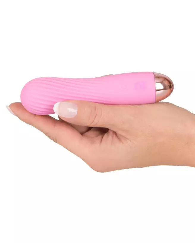 Image du Cuties Mini Vibrator Rose 2.G, sextoy idéal pour débutants, design discret et élégant-4
