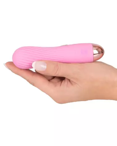 Image du Cuties Mini Vibrator Rose 2.G, sextoy idéal pour débutants, design discret et élégant-4