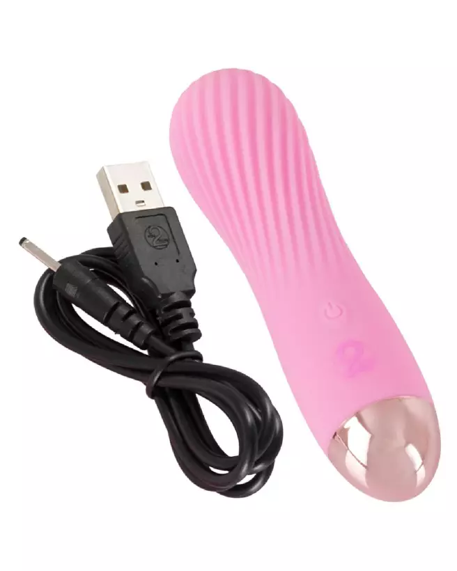 Image du Cuties Mini Vibrator Rose 2.G, sextoy idéal pour débutants, design discret et élégant-6