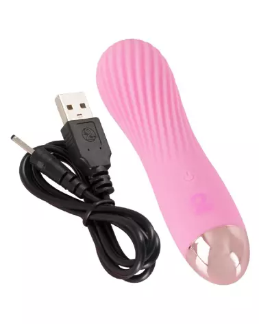 Image du Cuties Mini Vibrator Rose 2.G, sextoy idéal pour débutants, design discret et élégant-6