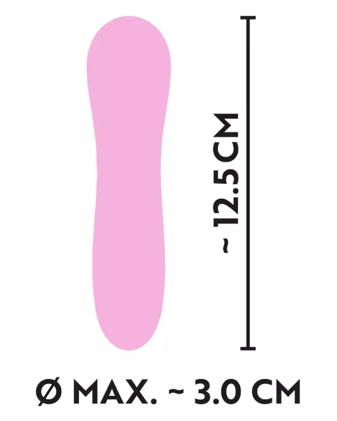 Image du Cuties Mini Vibrator Rose 2.G, sextoy idéal pour débutants, design discret et élégant-7
