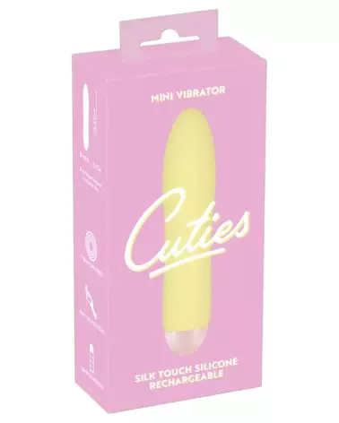 Image du Cuties Mini Vibrator Yellow, sextoy idéal pour débutants-1
