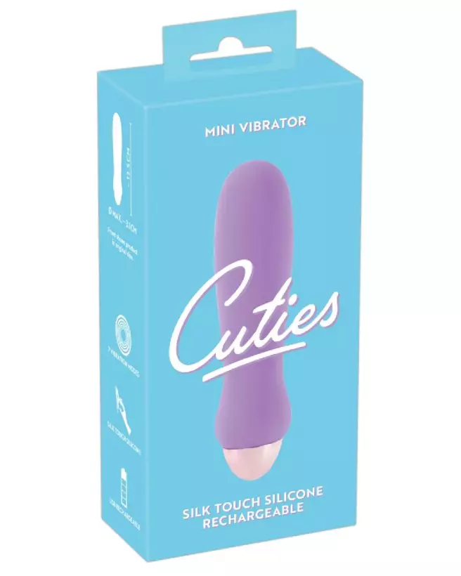 Cuties Mini Vibrator Purple, sextoy idéal pour débutants-1
