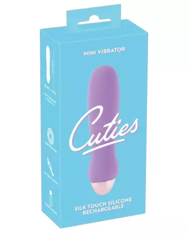 Cuties Mini Vibrator Purple, sextoy idéal pour débutants-1